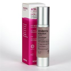 Sesderma Acglicolic Classic Facial Moisturizing Gel – Гель увлажняющий с гликолевой кислотой Агликолик Классик, 50 мл 40000003 - фото 12936