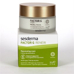 Sesderma Factor G Renew Rejuvenating Cream – Крем регенерирующий от морщин Фактор Джи, 50 мл 40001753 - фото 12953