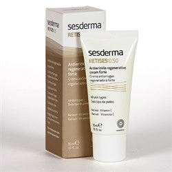 Sesderma Retises Antiwrinkle Regenerative Cream Forte 0,5 – Крем регенерирующий против морщин форте с ретинолом 0.5 Ретисес, 30 мл 40000068 - фото 13141