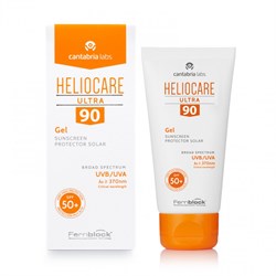 Cantabria Labs Heliocare Ultra 90 Gel Sunscreen SPF 50+ – Солнцезащитный гель ультра 90 с СЗФ 50+, 50 мл 19810 - фото 17153