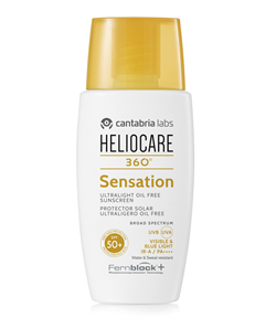 Cantabria Labs Heliocare 360 Sensation SPF 50 – Ультралегкая солнцезащитная эмульсия СЗФ 50+ для чувствительной кожи, 50 мл 5557 - фото 17177