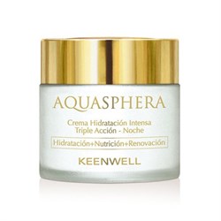 Keenwell Aquasphera Moisturizing Multi-Protective Cream-Night – Интенсивно увлажняющий крем тройного действия ночной Аквасфера, 80 мл 3211001 - фото 8117