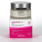 Sesderma Acglicolic 20 Facial Moisturizing Cream SPF 15 – Крем увлажняющий с гликолевой кислотой СЗФ 15 Агликолик 20, 50 мл 40000012