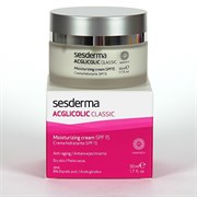 Sesderma Acglicolic Classic Facial Moisturizing Cream SPF 15 – Крем увлажняющий с гликолевой кислотой Агликолик Классик СЗФ 15, 50 мл 40000000