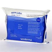 Sesderma Hidraven Facial Make-up Towelettes – Салфетки для удаления макияжа Гидравен, 20 шт. 40000277