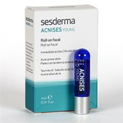 Sesderma Acnises Young Roll-on Focal – Корректор шариковый точечный себорегулирующий, 4 мл 40000089